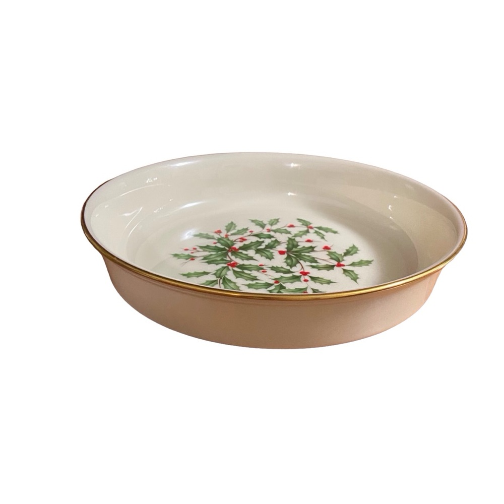 Vintage Lenox Special Holiday Presidential Holly Coupe Soup Bowl 
7.5 “ - Picture 9 of 9